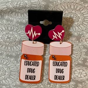 Brand New never worn Acrylic Earrings